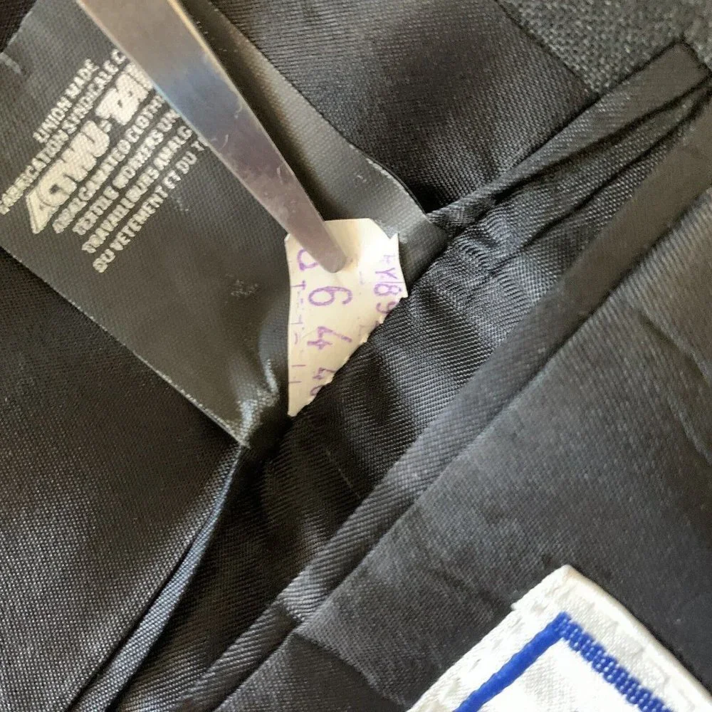YVES SAINT LAURENT Mens‎ Size 46 Wool Union Made Jacket Sport coat YSL  Vintage
